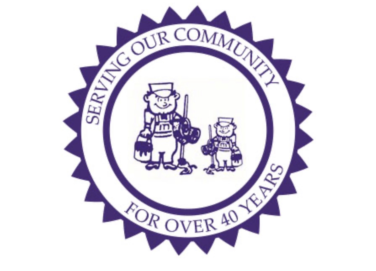 Original Slaton & Son Roofing Inc. company seal, established 1978